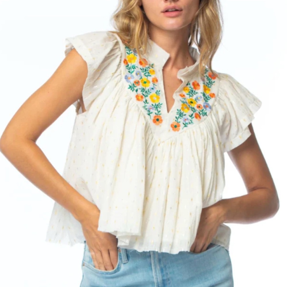 Mahila Olene Bloom top NWT S